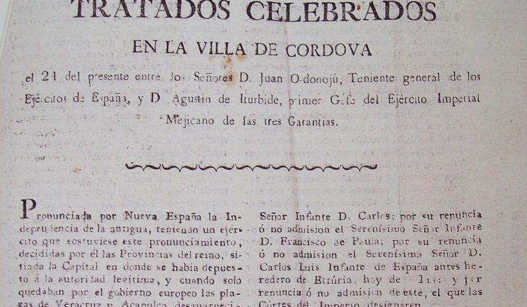 Treaty of Cordoba document