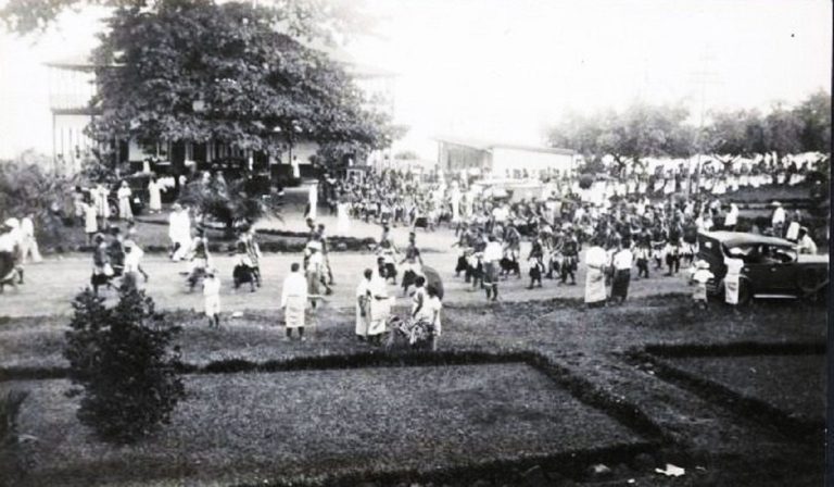 Mau demonstration in Apia, 1929