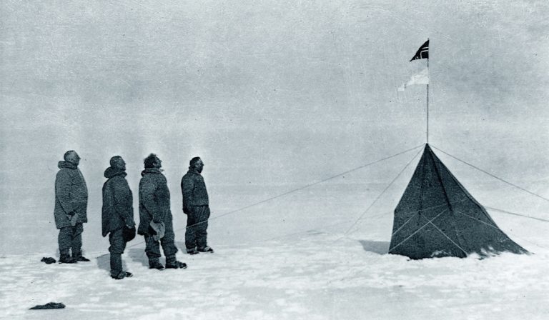 Roald Amundsen at the South Pole, December 1911