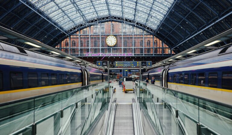 European railway station