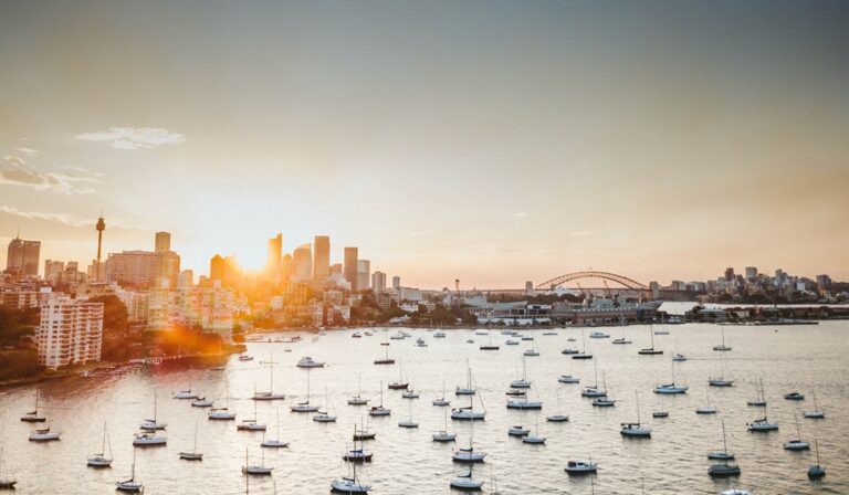 Aerial view of Sydney, Australia