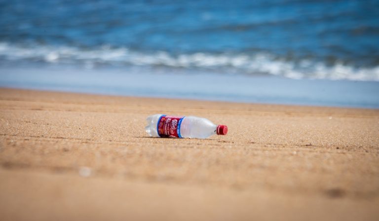 Garbage on the beach