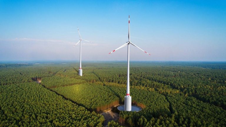 naturspeicher windturm mit wasserspeicher fundament jh e