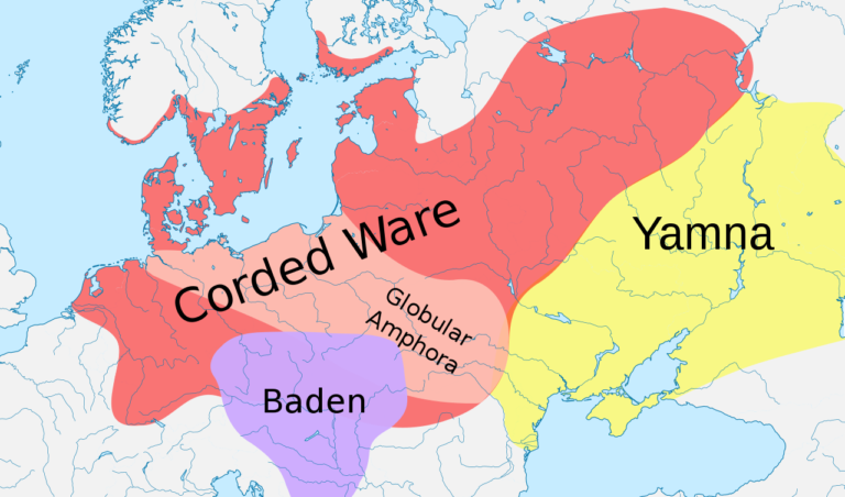 Corded Ware culture map