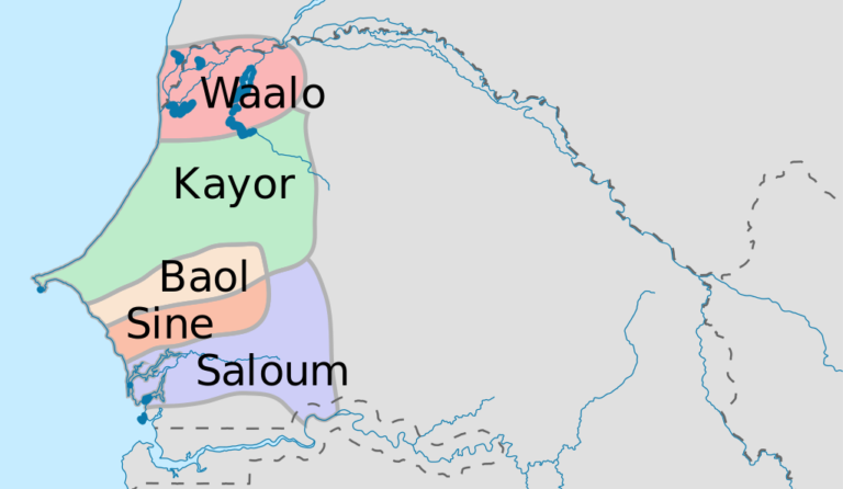 Jolof Empire map
