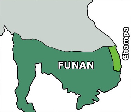 Kingdom of Funan map