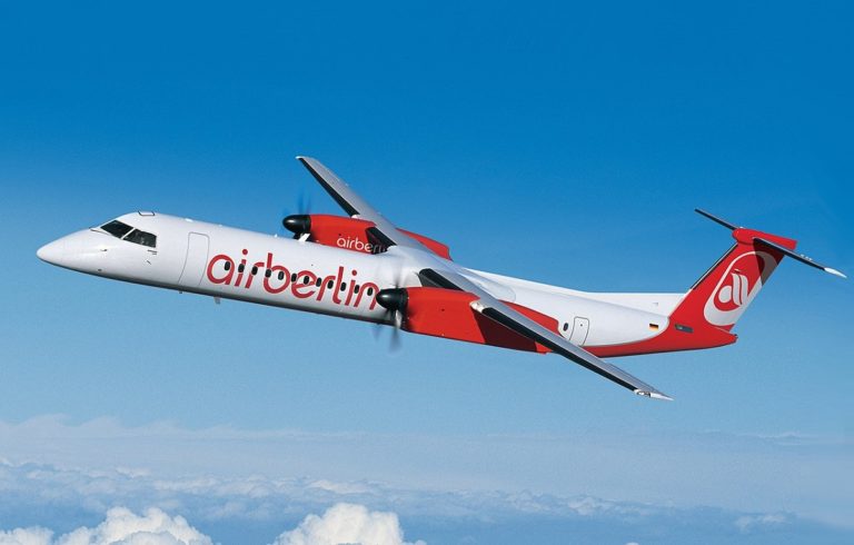 Bombardier Q400 in Air Berlin livery