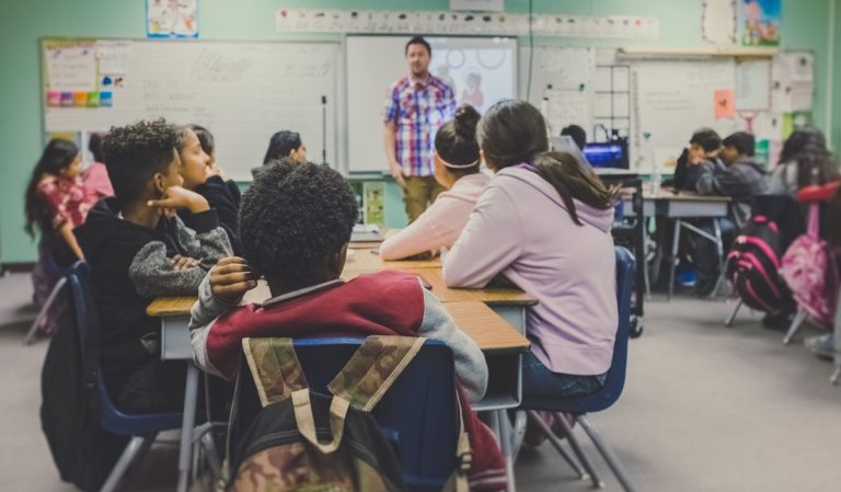 Students in classroom