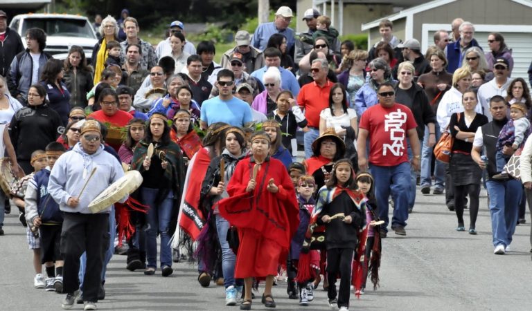 Swinomish Tribal Community march