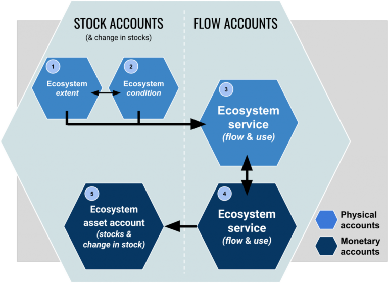 System of Environmental-Economic Accounting—Ecosystem Accounting diagram