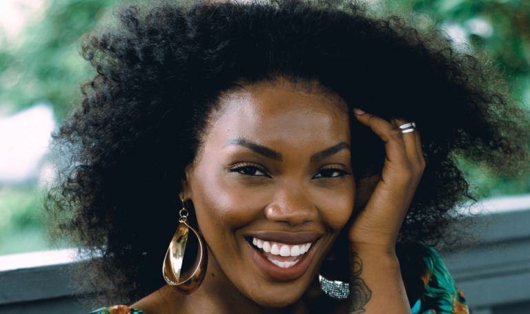 Black woman with natural hair