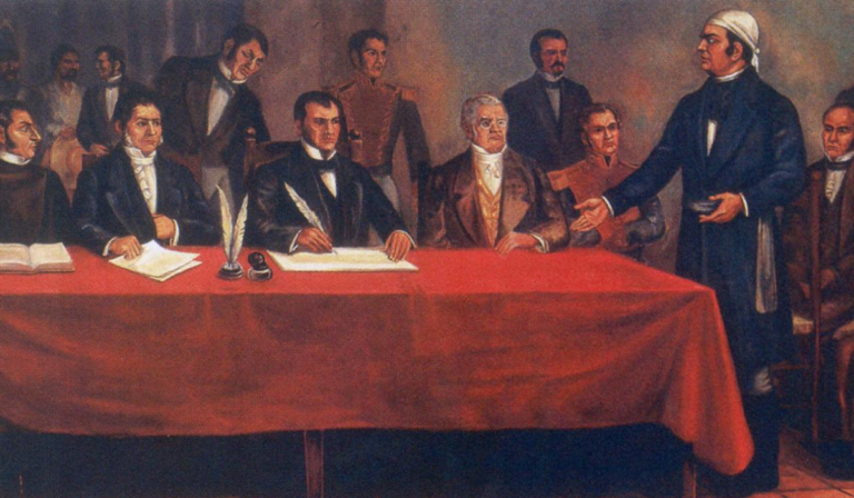 Congress of Chilpancingo painting