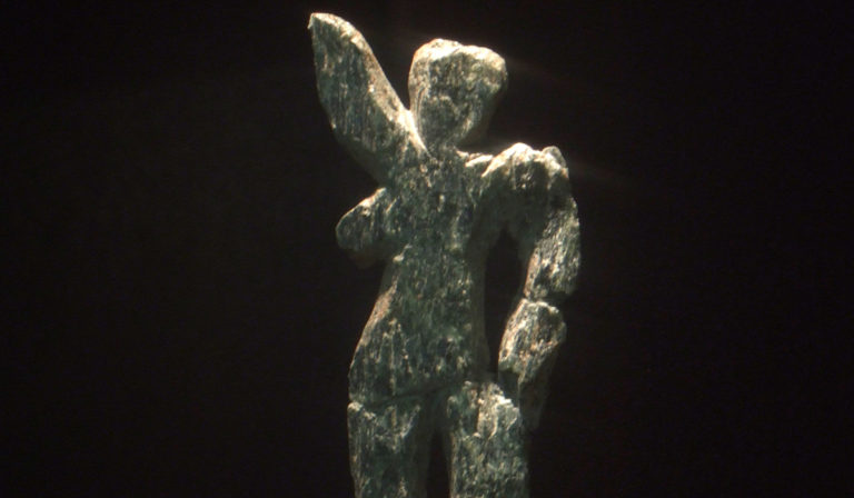 Venus of Galgenberg made of green serpentine 30,000 years ago.