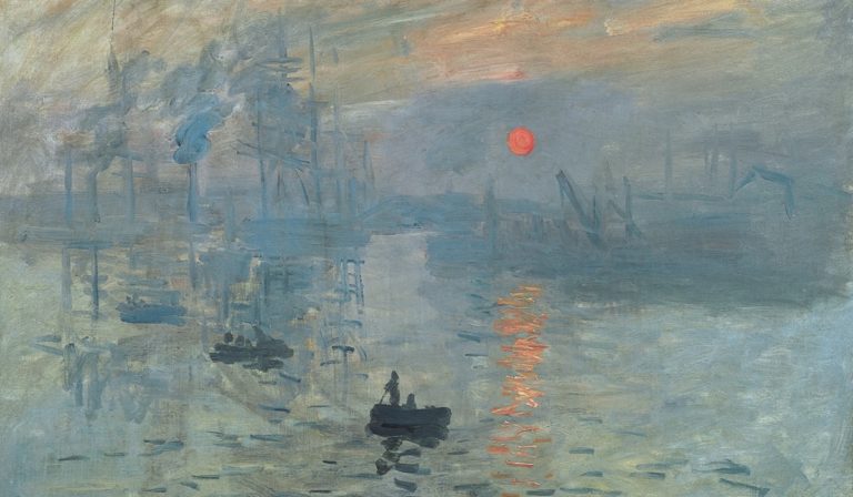 Impression, Sunrise painting by Monet