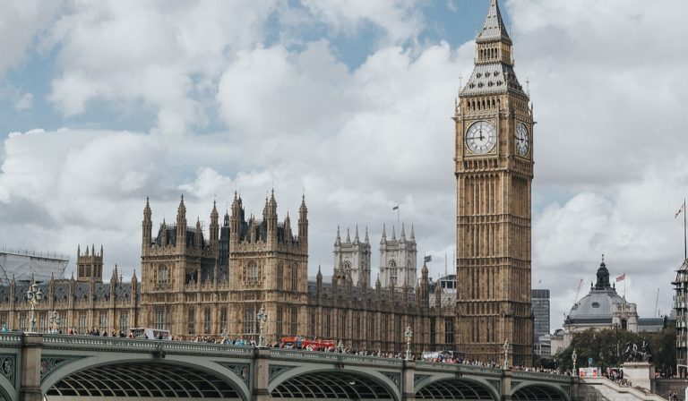 Parliament and Big Ben in London, England