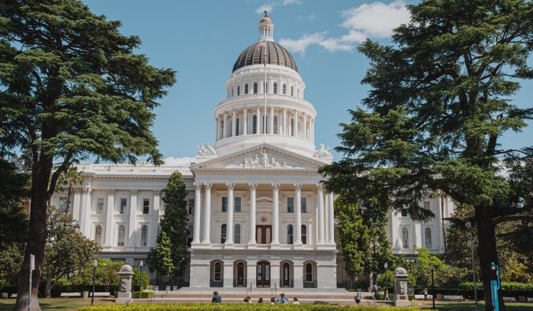 The California State Capitol at Sacramento, California