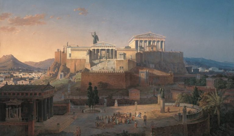 The Acropolis of Athens by Leo von Klenze (1846)