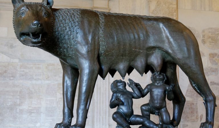 Statue of Romulus, Remus, and She-Wolf