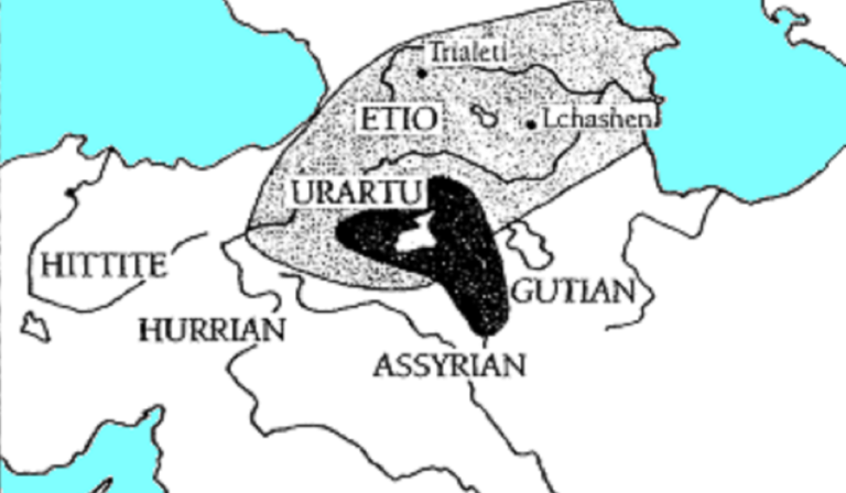 Map of Kuro-Araxes culture