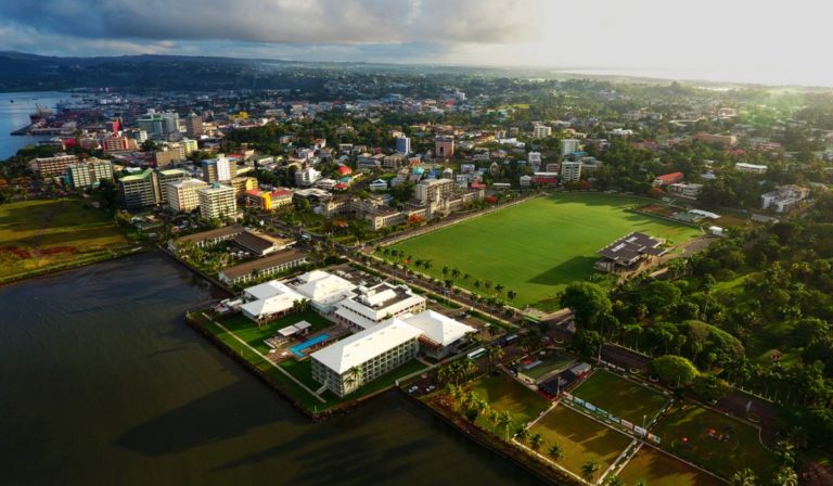 Suva, Fiji aerial view