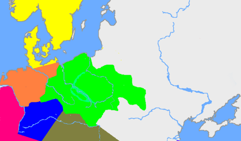 Map of Lusatian Culture (in green)