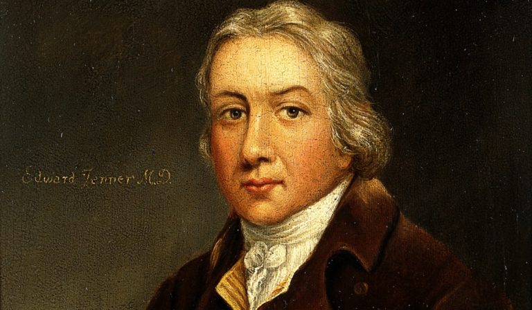 Oil painting of Edward Jenner