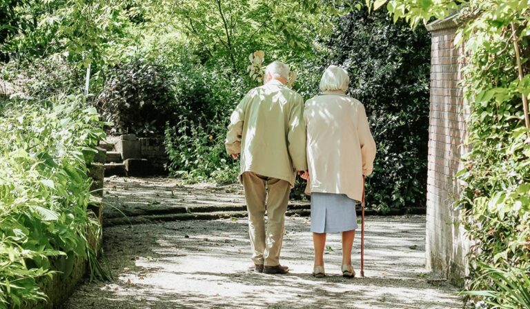 Elderly couple