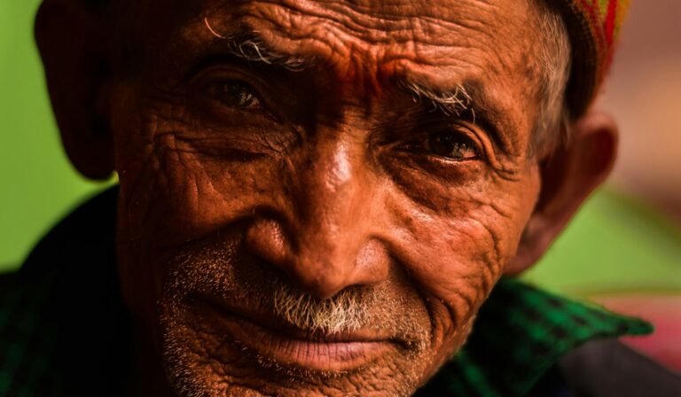 Elderly Indian man