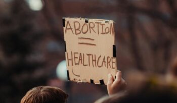 Abortion = Healthcare sign