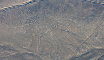 Aerial view of Nazca Lines