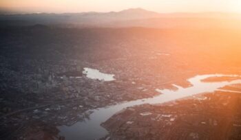 Aerial view of Oakland