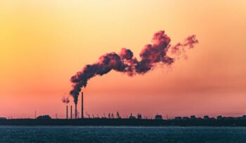 Air pollution at sunset|Air pollution e