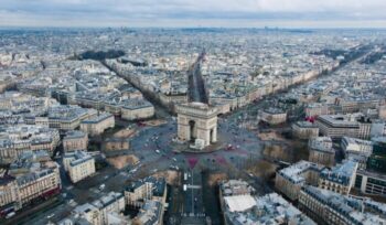 Arc de Triomphe from above