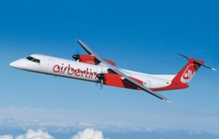 Bombardier Q400 in Air Berlin livery