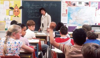 Children in classroom