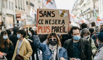 French climate protesters|chris slupski unsplash