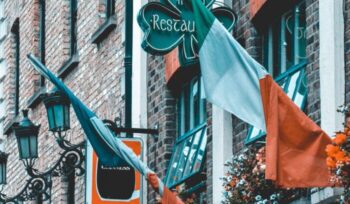 Irish flags