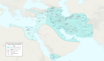 Map of Sasanian Empire