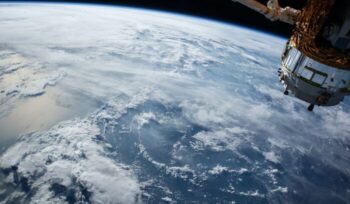 Ocean clouds seen from space