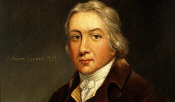 Oil painting of Edward Jenner