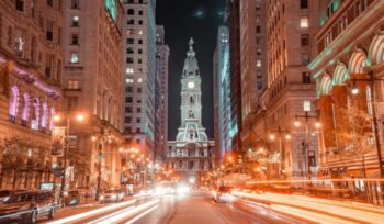 Philadelphia City Hall at night