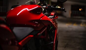 Red motorcycle