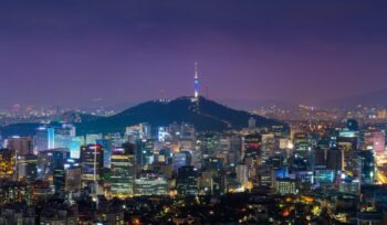 Seoul at night