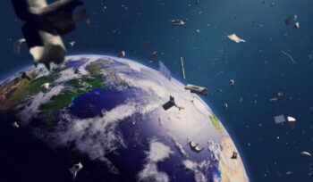 space debris in Earth orbit